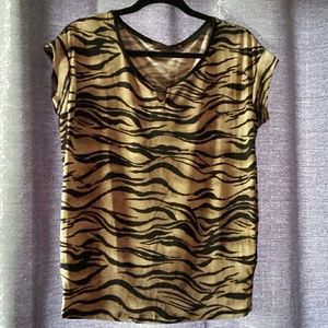 THE LIMITED | Animal Print Top